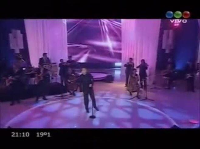 Cristian Castro cantó en el programa de Susana Giménez