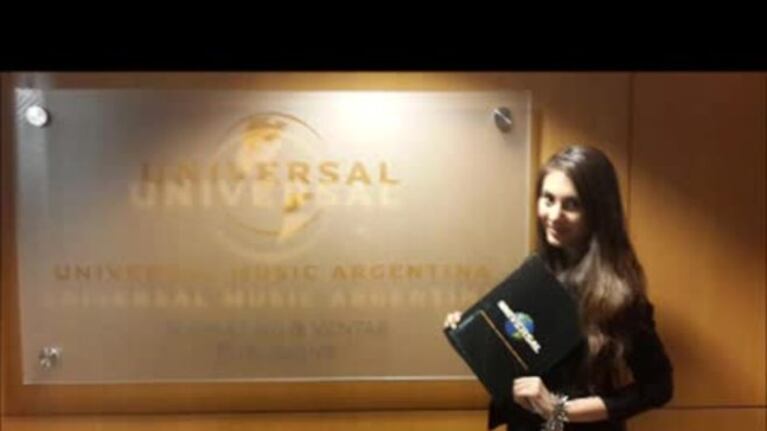 Alborn, la chica que despeinó a Susana: ¡firmó con Universal Publishing!