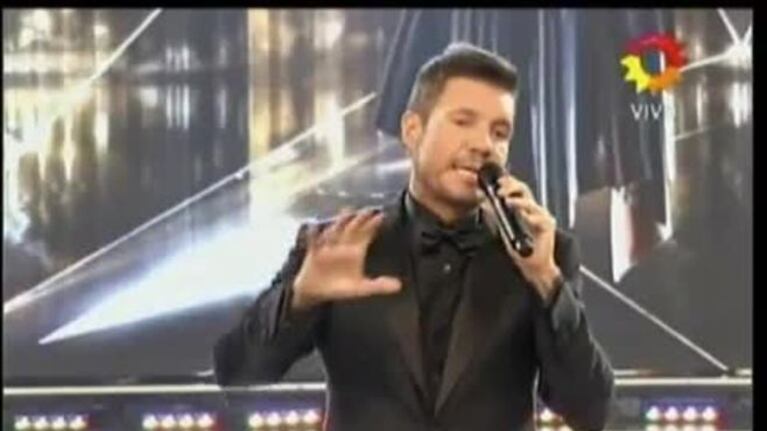 Ali Kemal debutó en Bailando 2015: carisma en la previa y picante cruce con Ángel de Brito