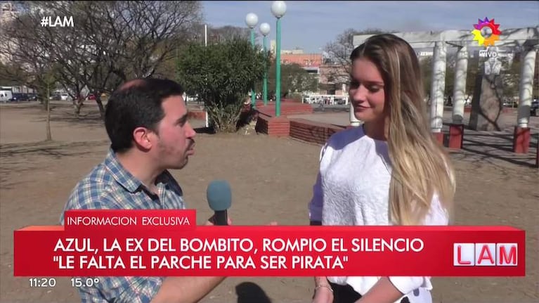 Azul López, la exnovia de Tyago Griffo lo hundió en Los Ángeles de la mañana: "Le falta el parche de pirata"