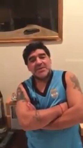 Diego Maradona y un nuevo video que despierta polémica