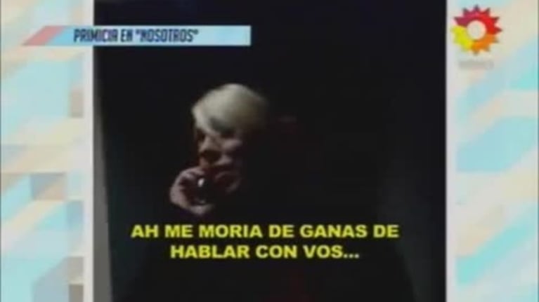La escena (telefónica) de celos del novio de Mónica Farro desde la cárcel por Carlitos Nair