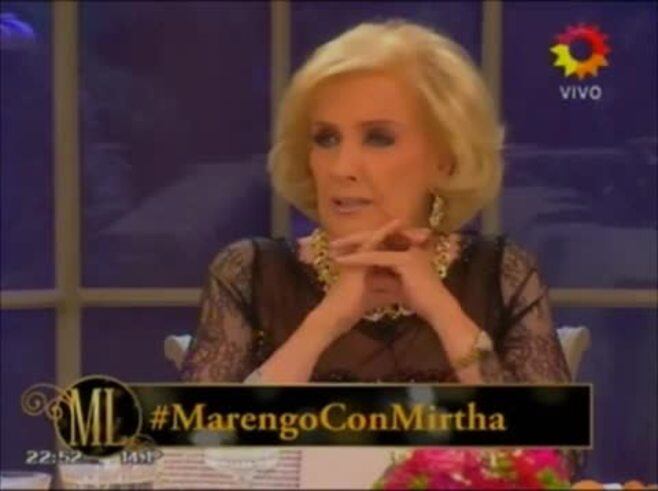 Rocío Marengo, en la mesa de Mirtha Legrand: los duros tweets de Mariana Brey al escucharla