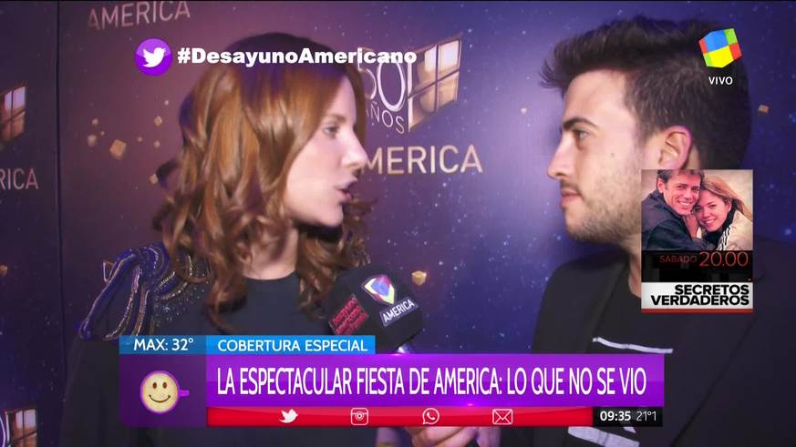 Agustina Kämpfer explicó el motivo por el cual Jorge Rial faltó a la fiesta de América