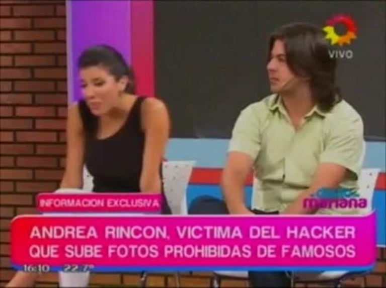 El hacker de los famosos y las fotos prohibidas: amenazó en vivo a Andrea Rincón