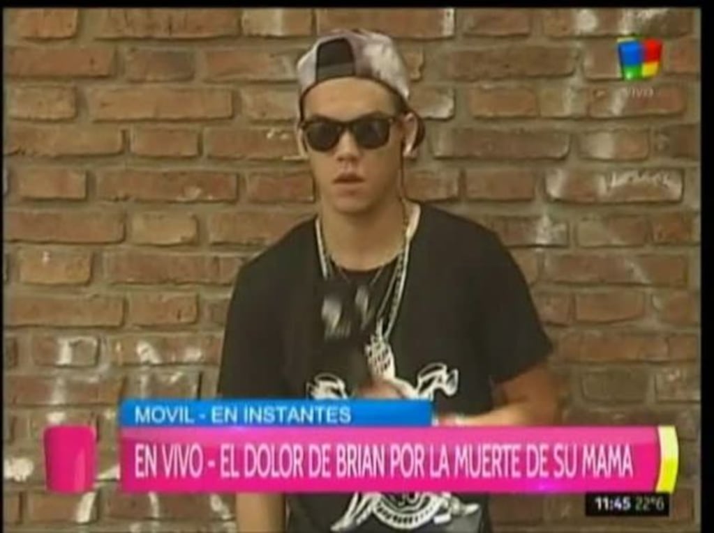 La palabra de Brian de GH tras perder a su mamá: " Me quedo tranquilo porque ella me vio llegar a donde yo quería"