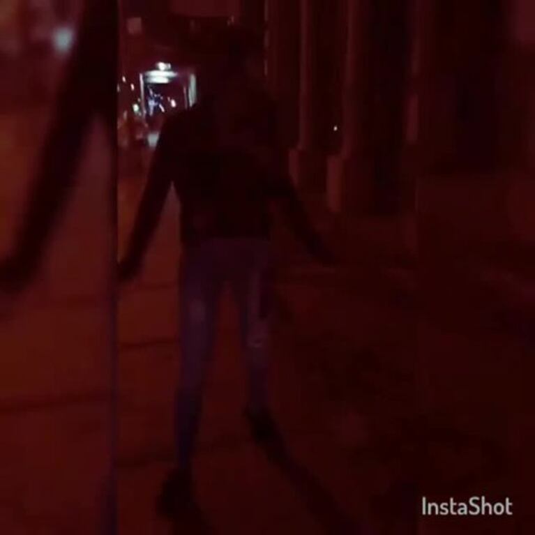 La China Suárez y un divertido baile callejero en Nueva York 