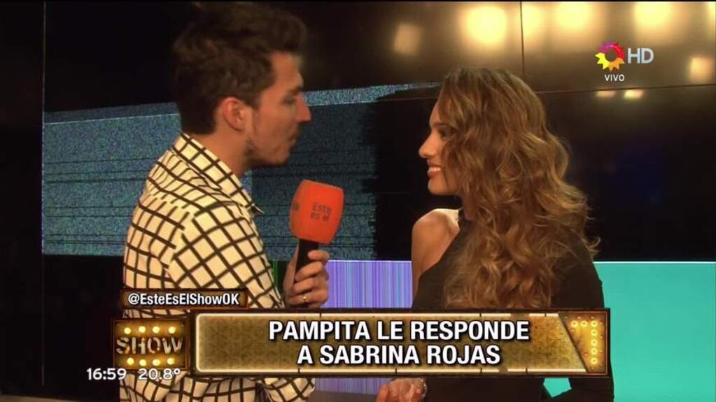 Pampita le respondió a Sabrina Rojas