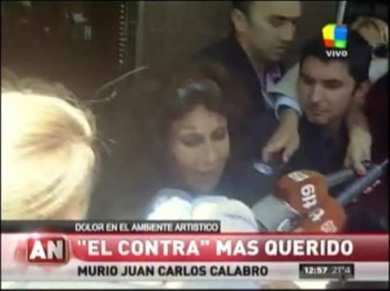 El último adiós de Coca a Juan Carlos Calabró: "No sé cómo sigue mi vida sin él, pero se fue en paz"