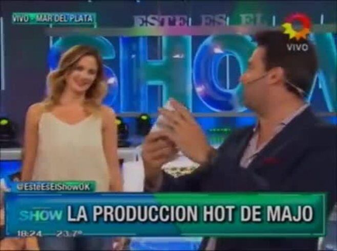 Martín Amestoy admitió que rebotó con la notera hot de Este es el Show