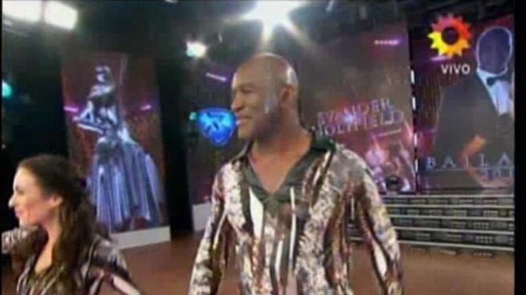 El careo de Marcelo Tinelli con Evander Holyfield en ShowMatch