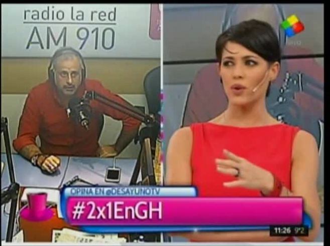 Jorge Rial y Luis Ventura coincidieron en TV