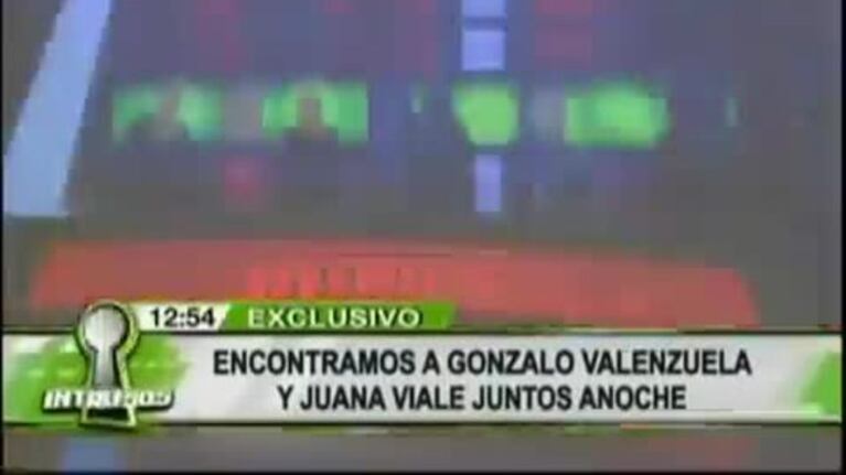 Juana Viale y Gonzalo Valenzuela en Chile: reencuentro público y escándalo con la prensa