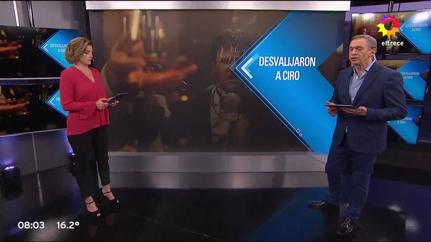 Desvalijaron la casa de Ciro