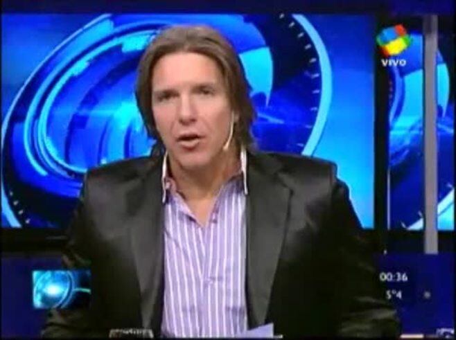 Alejandro Fantino mostró su nuevo look en "El show del fútbol"