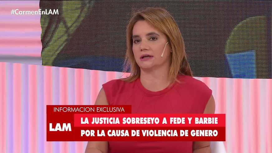 Fuerte cruce entre Carmen Barbieri y Nancy Pazos tras el sobreseimiento a Fede Bal