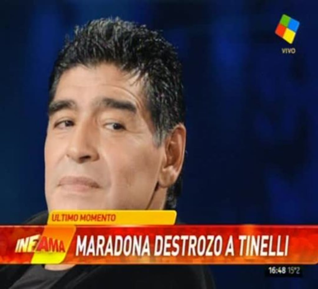 Diego Maradona arremetió durísimo contra Marcelo Tinelli