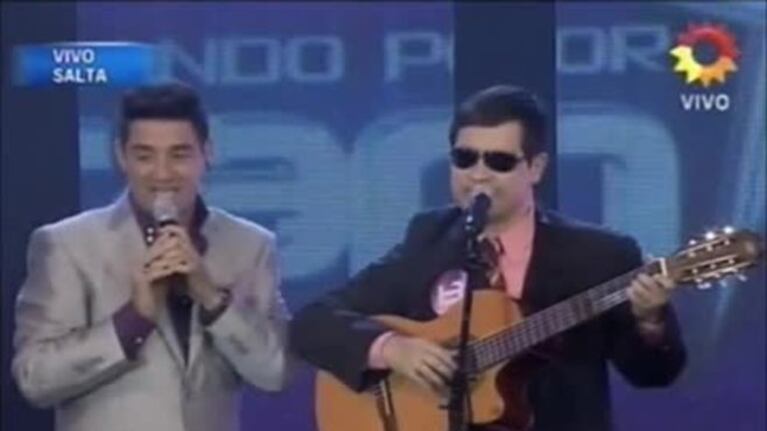 Soñando por cantar: un participante ciego hizo delirar al público