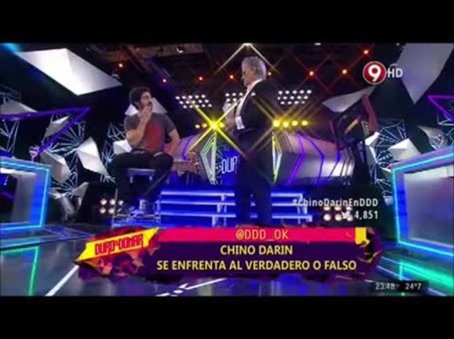 El desopilante "verdadero o falso" del Chino Darín en Duro de domar