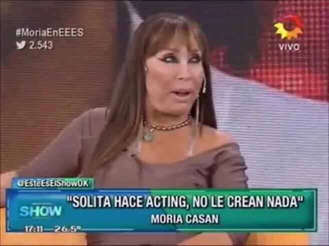 El divertido comentario de Moria Casán sobre los pechos de Connie Ansaldi