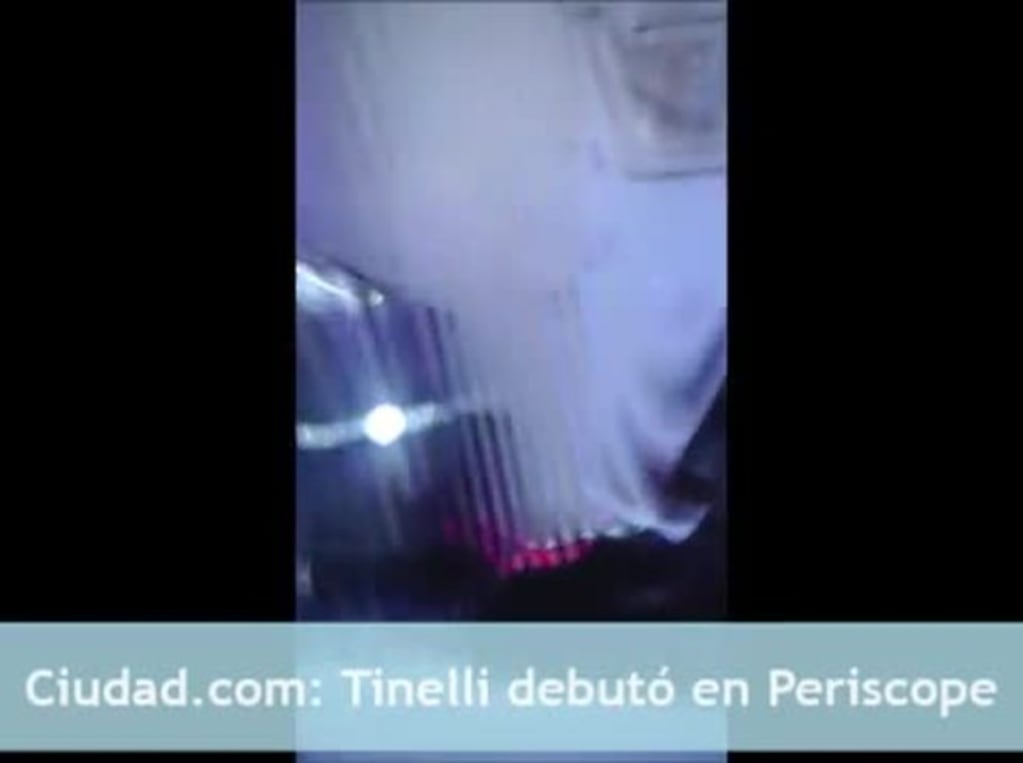 Mirá el primer Periscope de Marcelo Tinelli desde Ideas del Sur