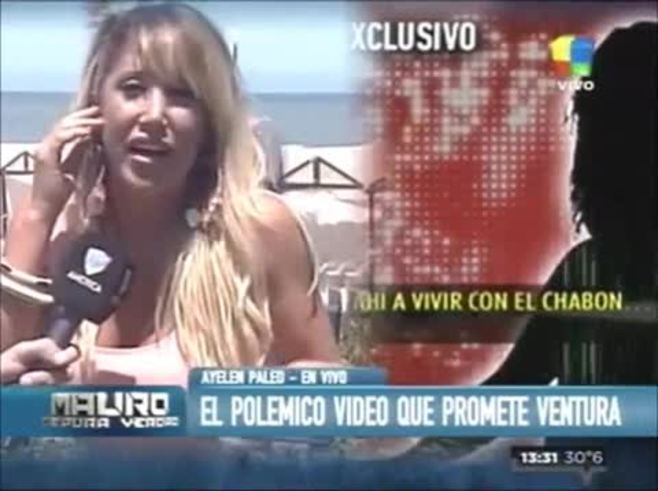 Ayelén Paleo reconoció ser la mujer del video prohibido de Intrusos