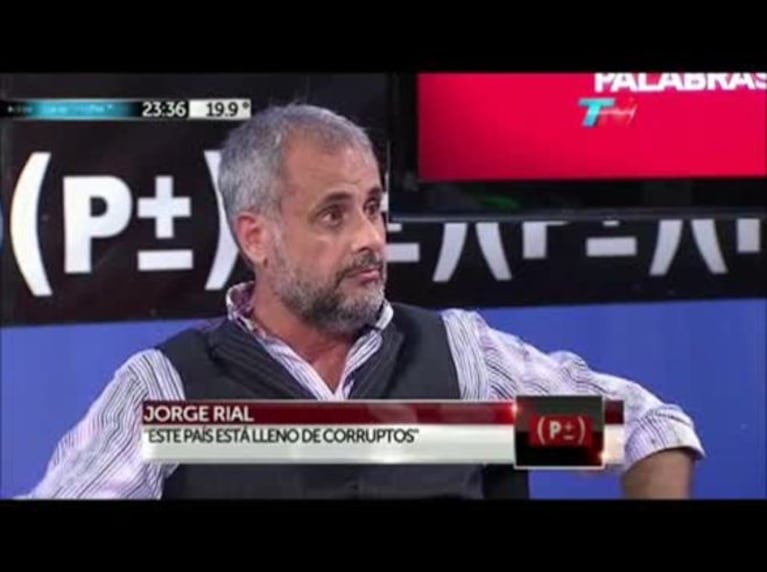 Jorge Rial, filoso: "A Martín Redrado le gustan las mujeres del ambiente, pero después tiene vergüenza"