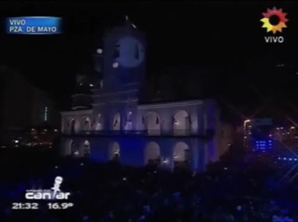 La espectacular apertura de Soñando por cantar en Plaza de Mayo