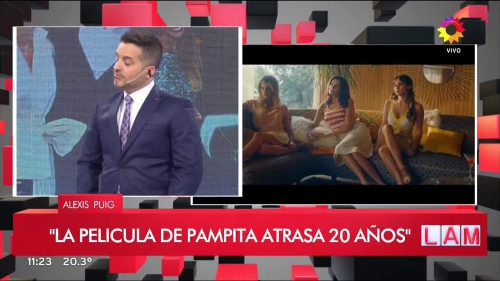 Ángel de Brito fue durísimo en su crítica a la película de Pampita