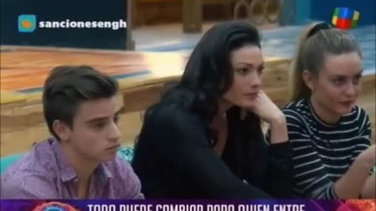 Agustín nomina con el botón rojo a Dante en Gran Hermano 2016