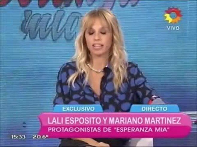 Lali Espósito y Mariano Martínez juntos en El diario de Mariana, antes del debut de Esperanza Mía