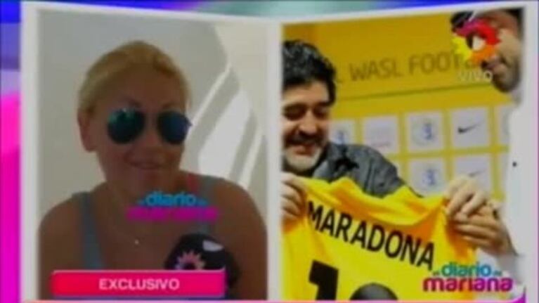 Verónica Ojeda: "Cuando Diego vino a casa estuvimos en la pile y me felicitó por mi físico, me dijo que estaba muy bien..."