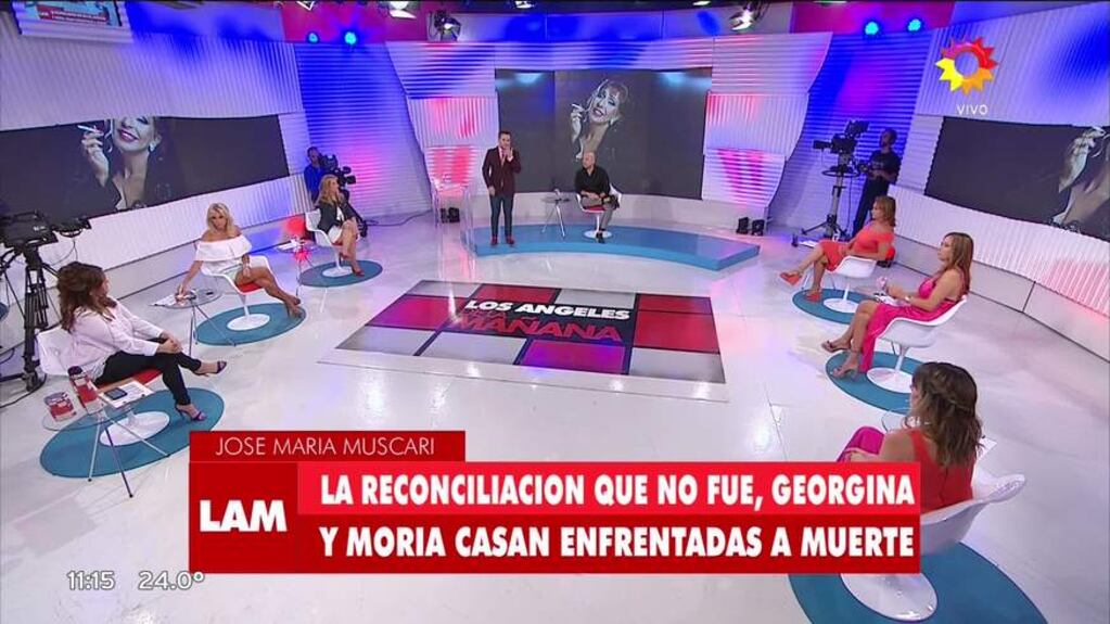 El explosivo llamado de Georgina Barbarossa para reavivar su pelea con Moria Casán