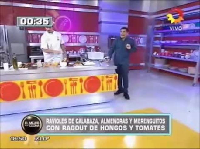 Maru Botana fue la jueza invitada en El mejor de la cocina