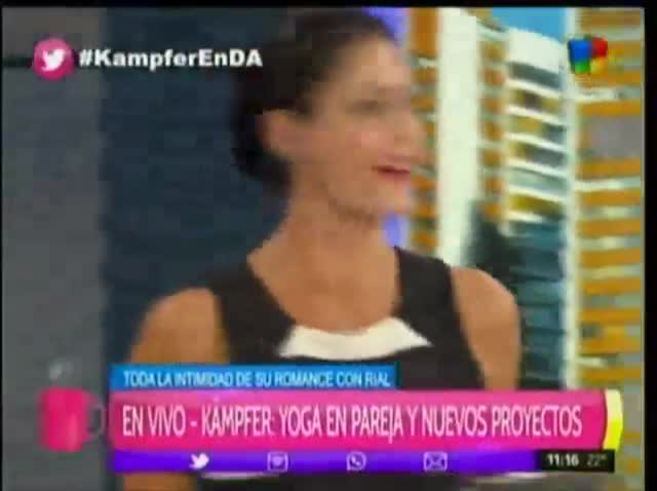 Agustina Kämpfer contó en Desayuno Americano: "Con Jorge estamos conviviendo y poniendo lindo el nido"