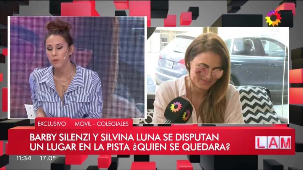 Barby Silenzi se cruzó con Silvina Luna y terminó llorando