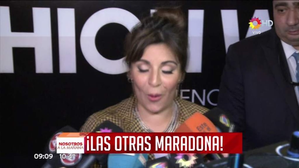 La tensa nota de Gianinna Maradona en la presentación de su marca tras el reencuentro del Diez con Junior: "A la primera pregunta incómoda, me voy"