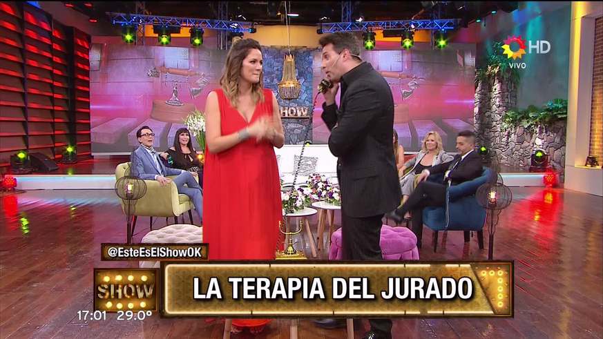 El tenso cara a cara de Pampita y Marcelo Polino en la terapia de Este es el show