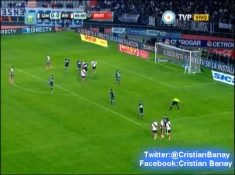 El desubicado insulto de un relator de Gimnasia a Teo Gutiérrez: mirá cómo reaccionó el jugador de River