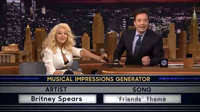 ¡Le sale igual! Christina Aguilera imitó la voz de Britney Spears a la perfección