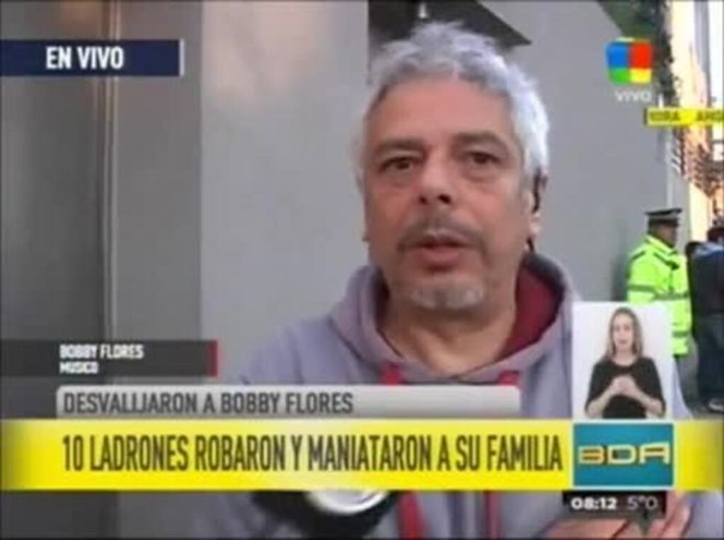 Violento asalto en la casa de Bobby Flores: "Mi hijo de 9 años pedía que no maten a su mamá"