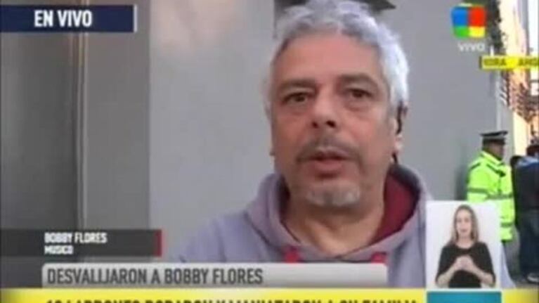 Violento asalto en la casa de Bobby Flores: "Mi hijo de 9 años pedía que no maten a su mamá"