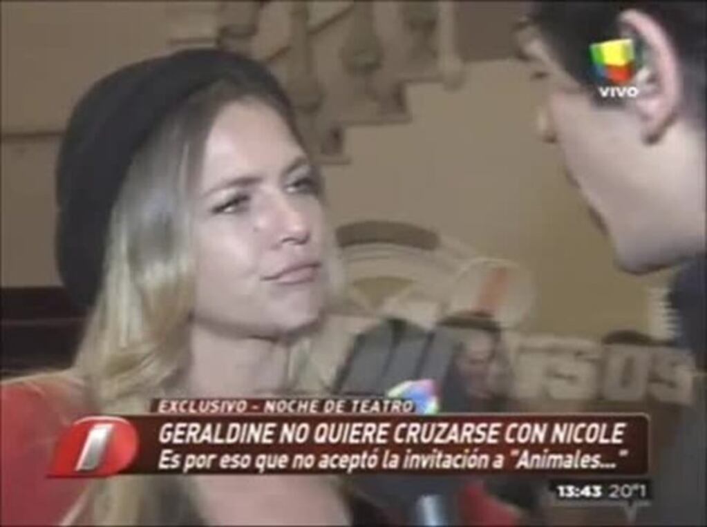 Geraldine Neumann, en Intrusos: "Me invitaron a Animales Sueltos, pero no voy a ir, no me hablo con mi hermana"