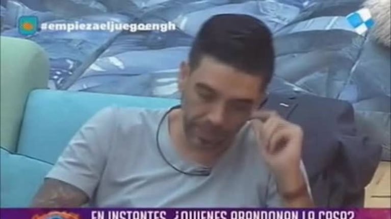 El descargo de Lucas tras ver el tape con la pelea completa en GH 2016