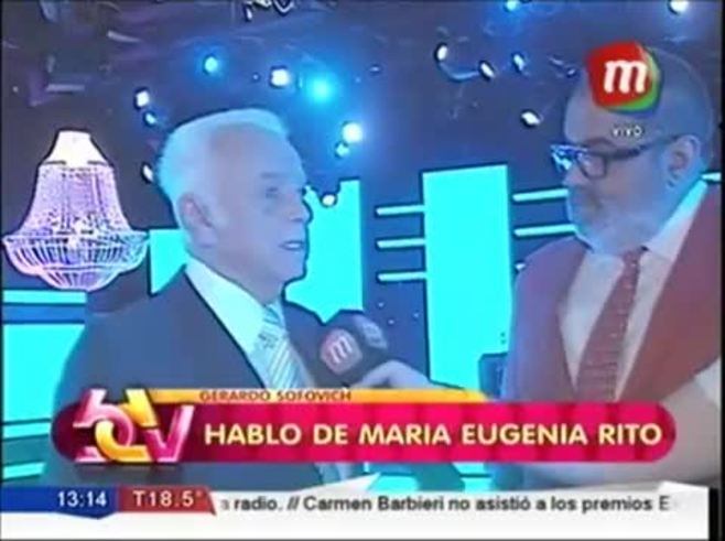 Gerardo Sofovich, duro con María Eugenia Ritó: “No puedo entender hasta qué nivel llegó con esa confesión innecesaria" 