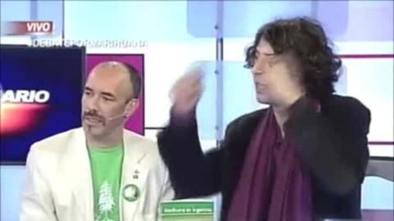 Andy Chango debatió sobre marihuana con Eduardo Feinmann: el desopilante motivo por el que aceptó