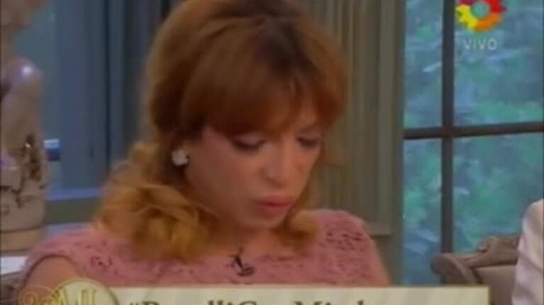 El mensaje de voz súper tierno de la hija de cuatro años de Santiago del Moro, fan de Mirtha Legrand: "Es una reina, le falta la corona"