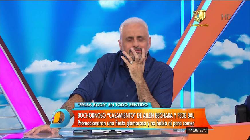 La picante frase de Rial en Intrusos sobre Flor de la Ve y Fede Bal