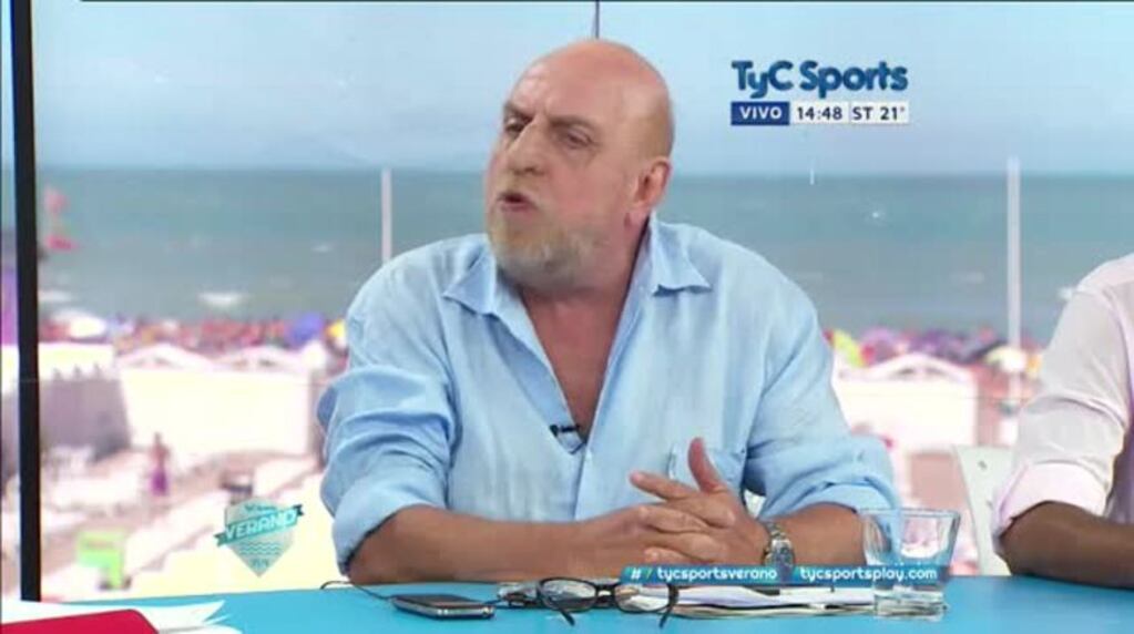 La insólita pelea entre Horacio Pagani y Martín Arévalo en Estudio Fútbol de verano