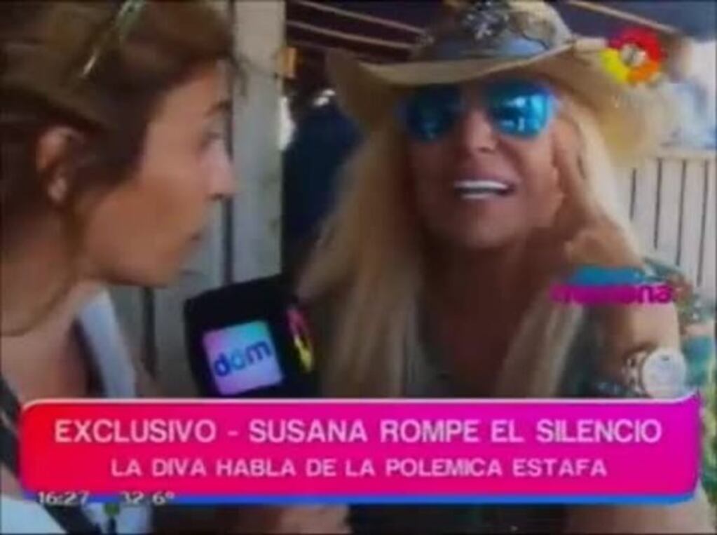 Susana, alegre en una nota con El diario de Mariana: ¿¡Quién me afanó el Chardonnay!?